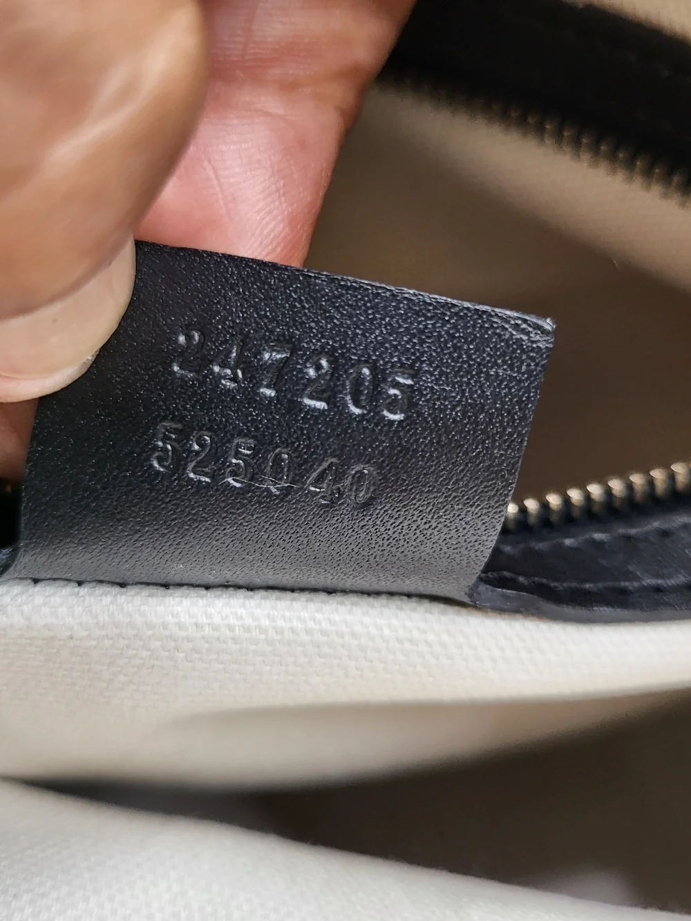 GUCCI Monogram Selleria Calfskin Vintage Web Medium Boston Black, Auth. w/COA..